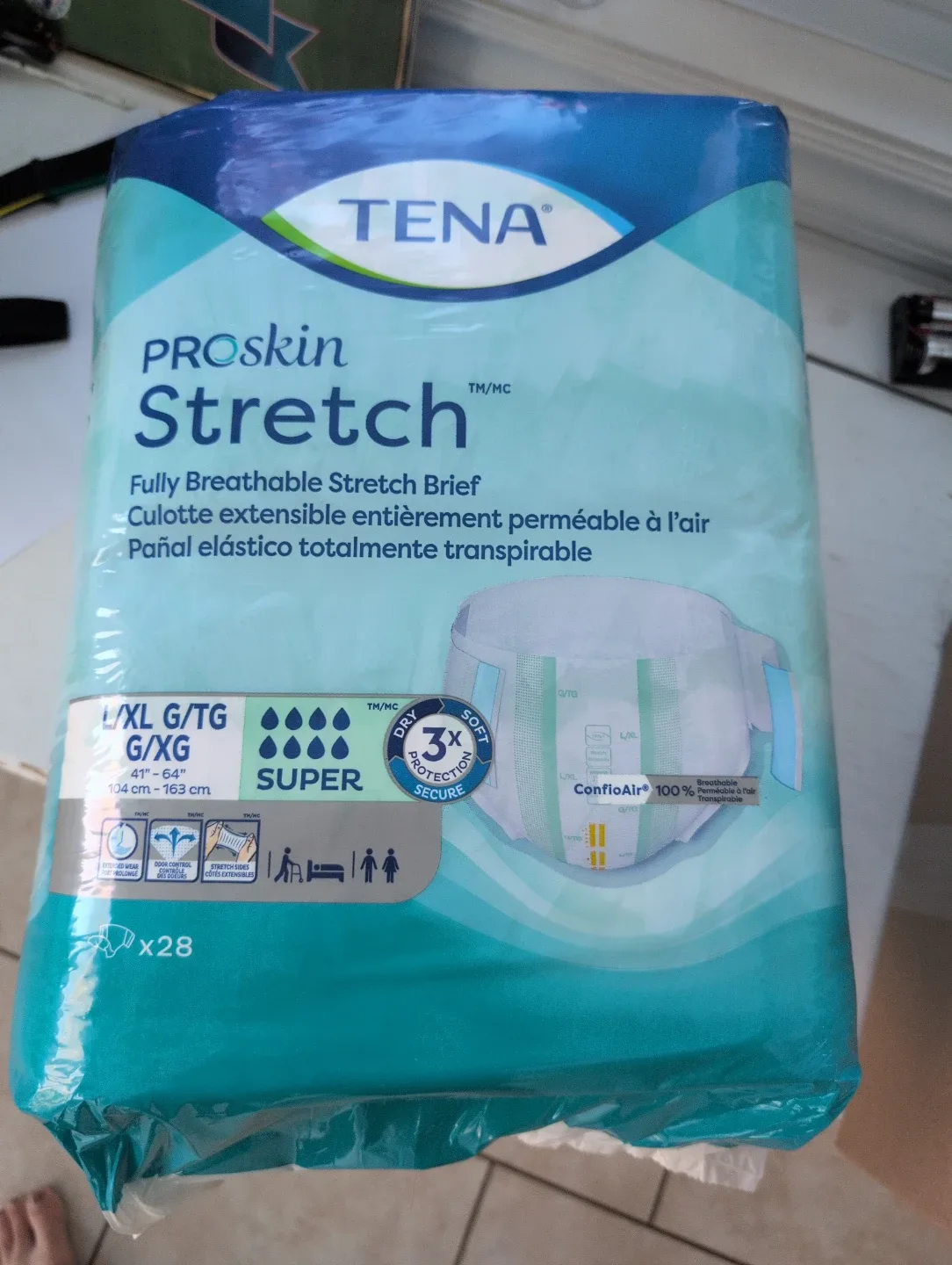 TENA ProSkin Stretch Briefs, L/XL, New image indicator(2)