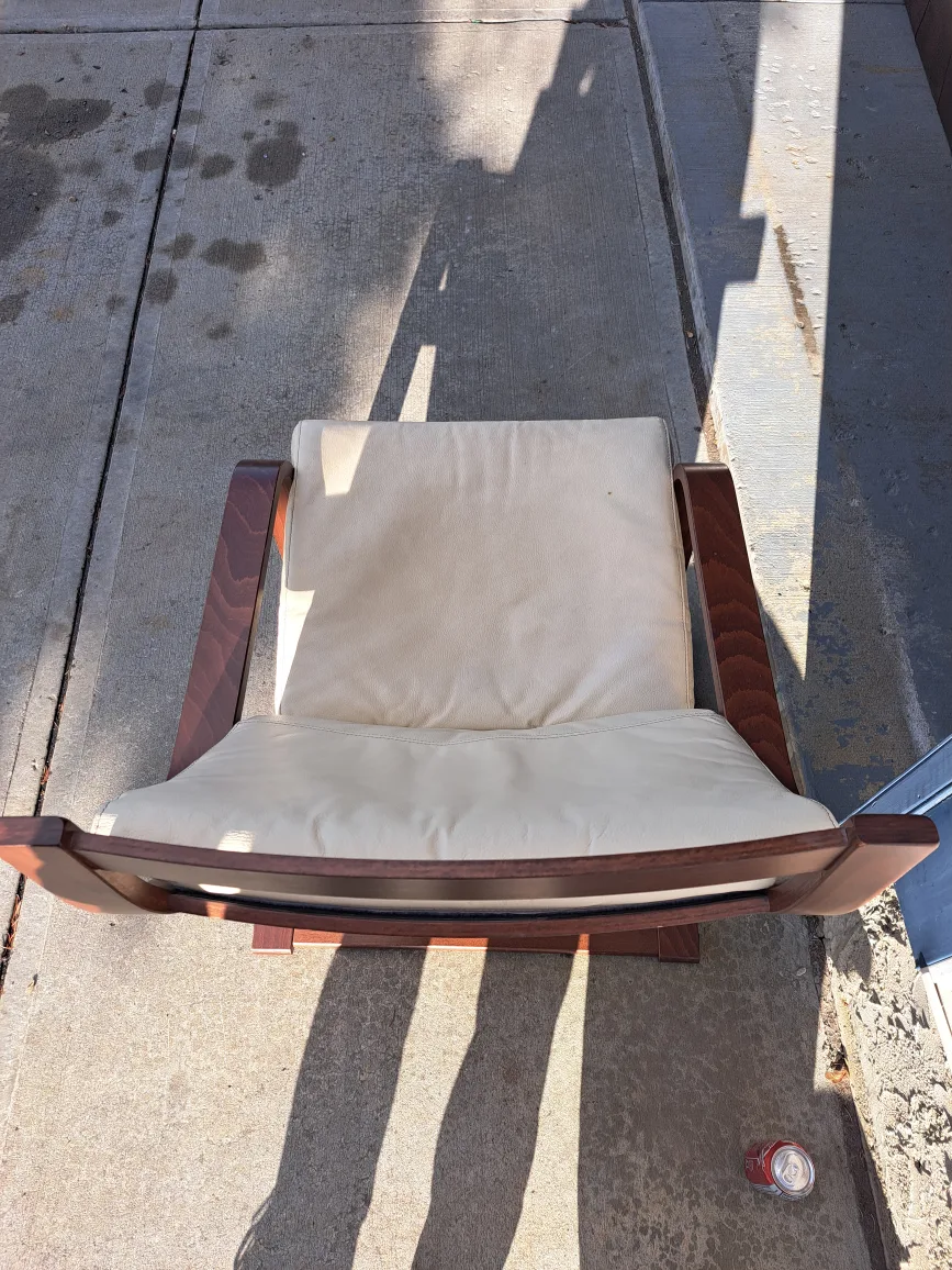 Wooden Frame Chair with Cream Cushions image indicator(6)