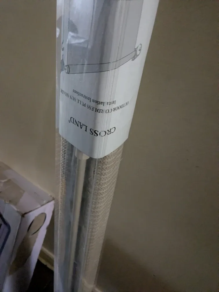 Cross Land Outdoor Cordless Pull Sun Shade