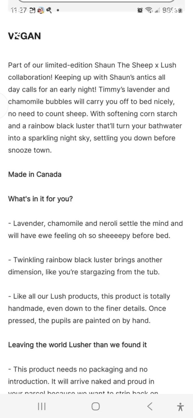 Lush Sleepy Timmy Bubble Bar - Limited Edition - photo 3