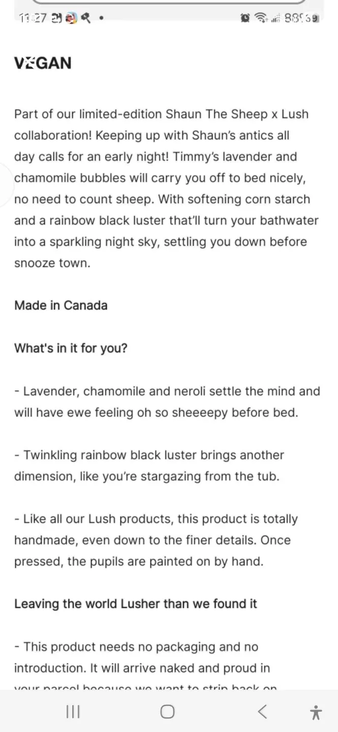 Lush Sleepy Timmy Bubble Bar - Limited Edition image indicator(3)