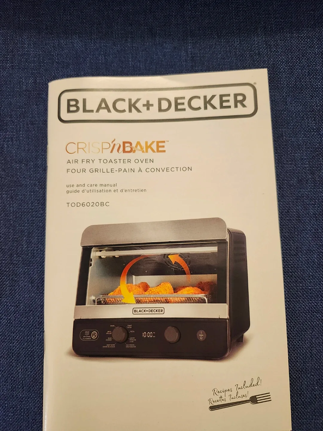 New BLACK+DECKER Crisp 'N Bake Air Fry Toaster Oven image indicator(2)