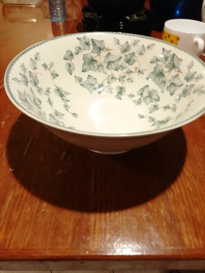 Floral Patterned Serving Bowl
