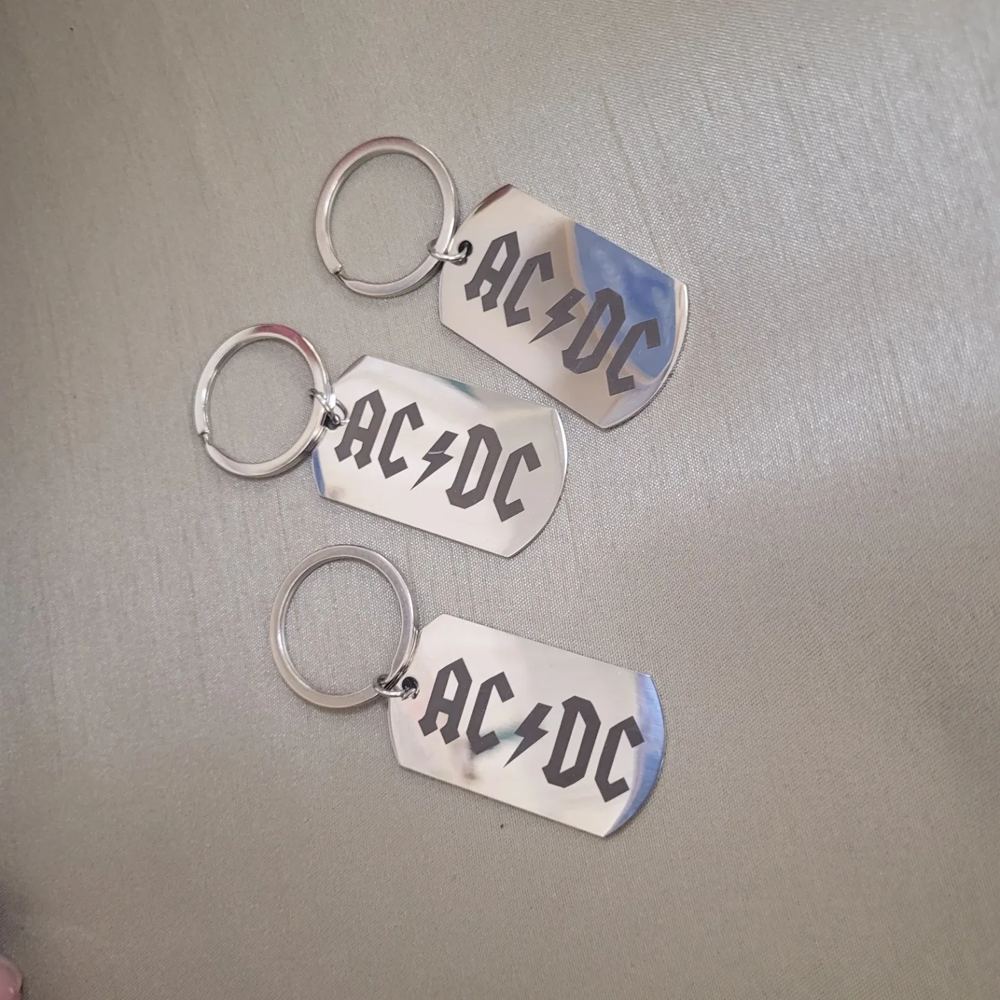AC/DC Keychains Brand New without Tags 3.00 or 2 for 5.00 image indicator(4)
