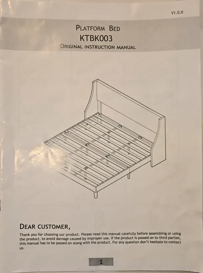 King Size Upholstered Bed Frame & 10" deep Mattress image indicator(8)