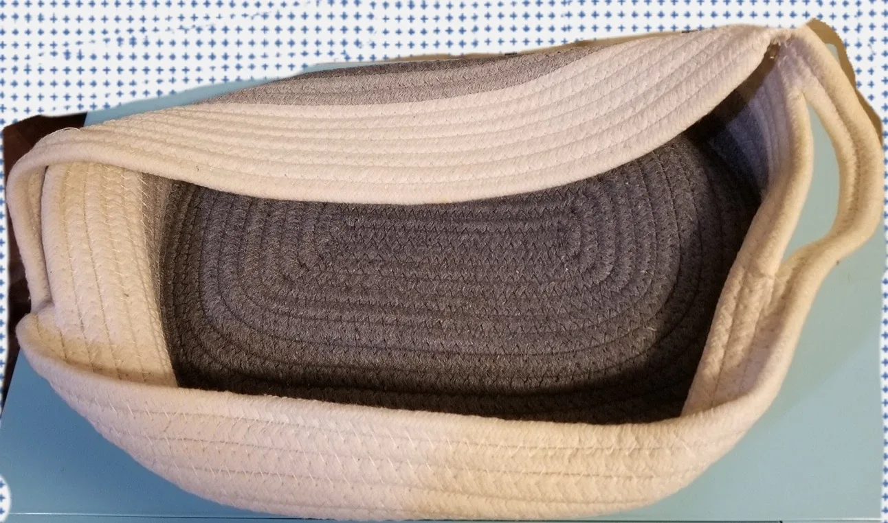 NEW Huntington Home 2pk Coiled Rope Basket image indicator(2)