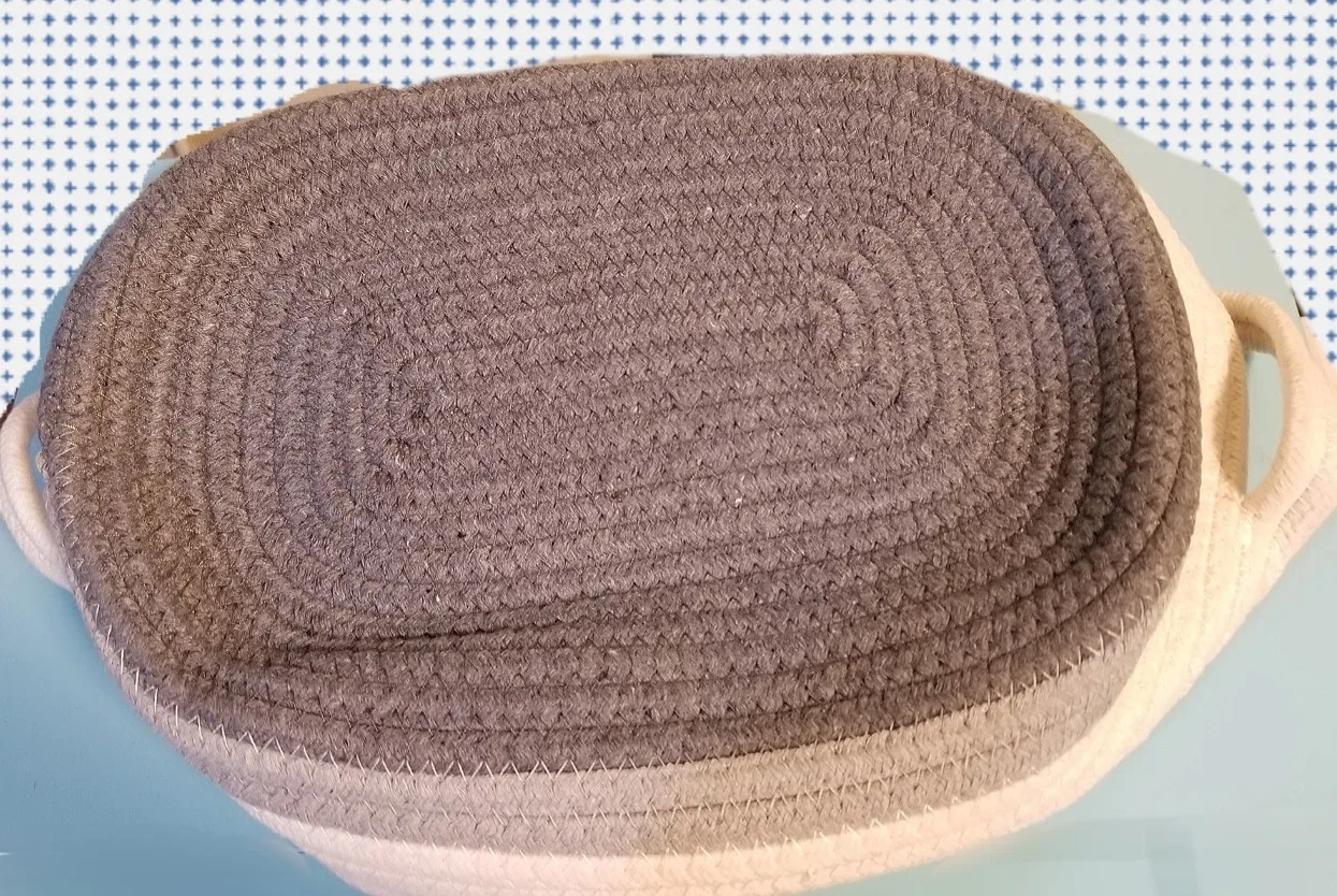 NEW Huntington Home 2pk Coiled Rope Basket image indicator(3)