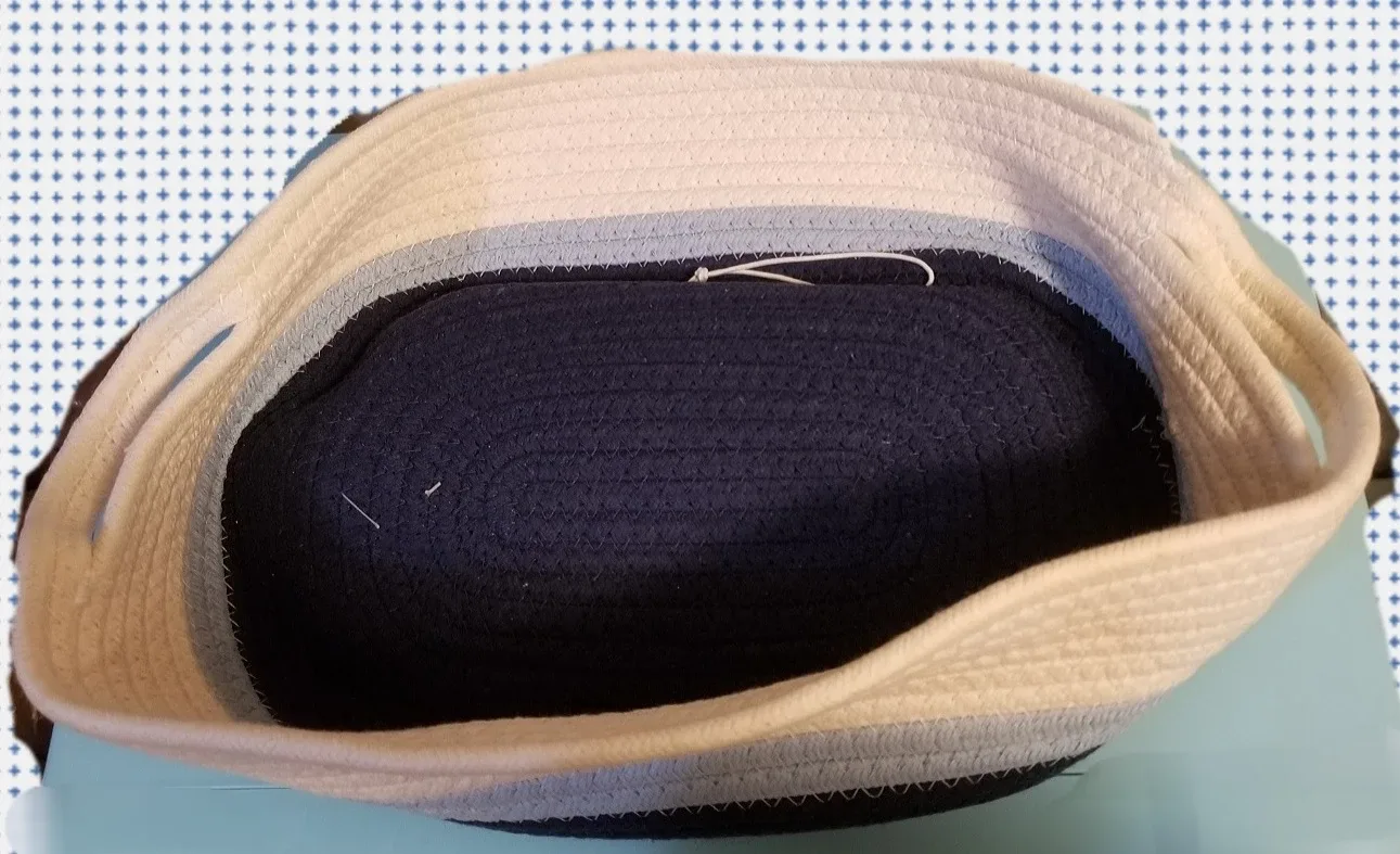 NEW Huntington Home 2pk Coiled Rope Basket image indicator(5)