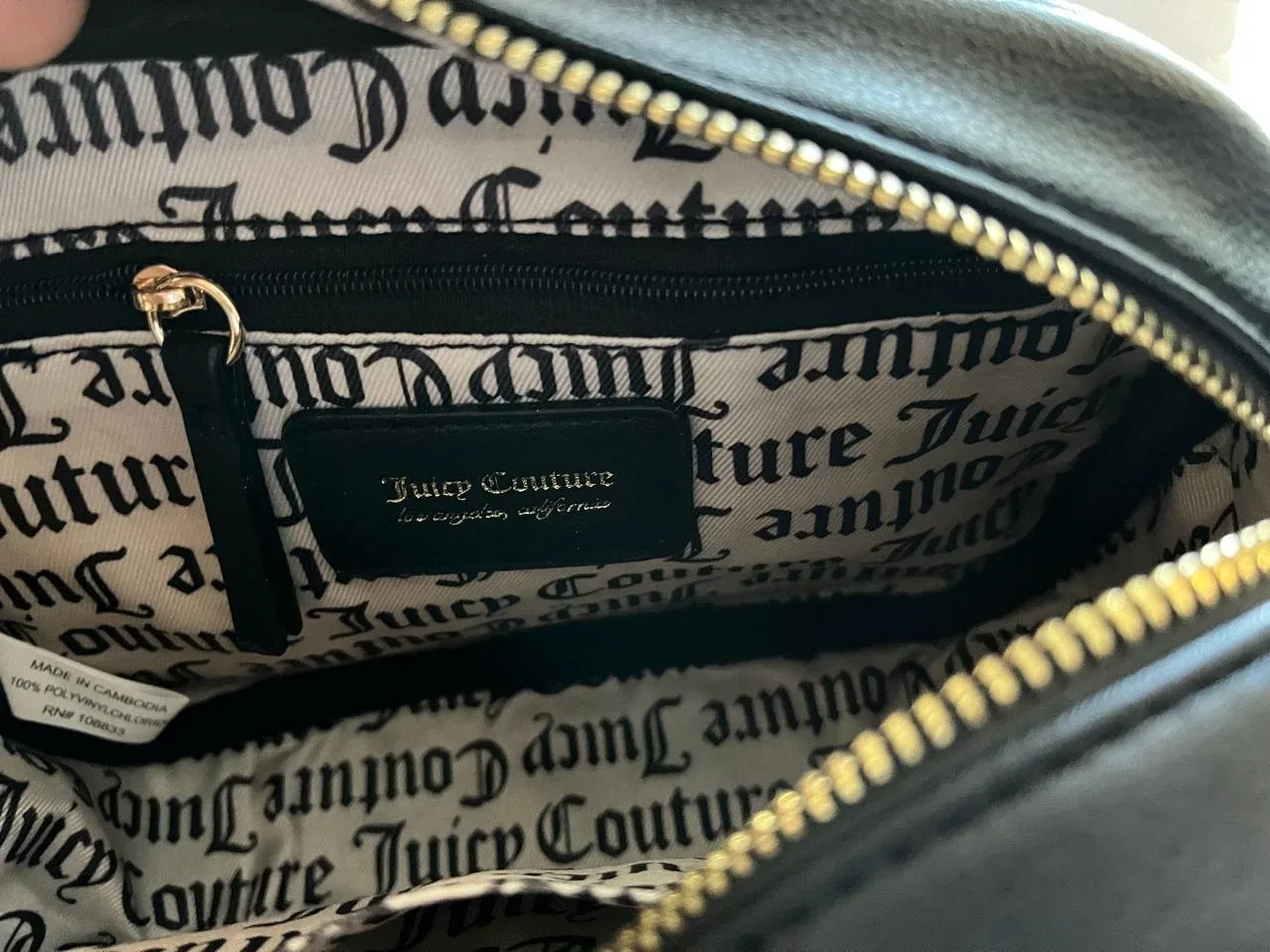 Brand new Juicy Couture Black Crossbody Bag image indicator(2)