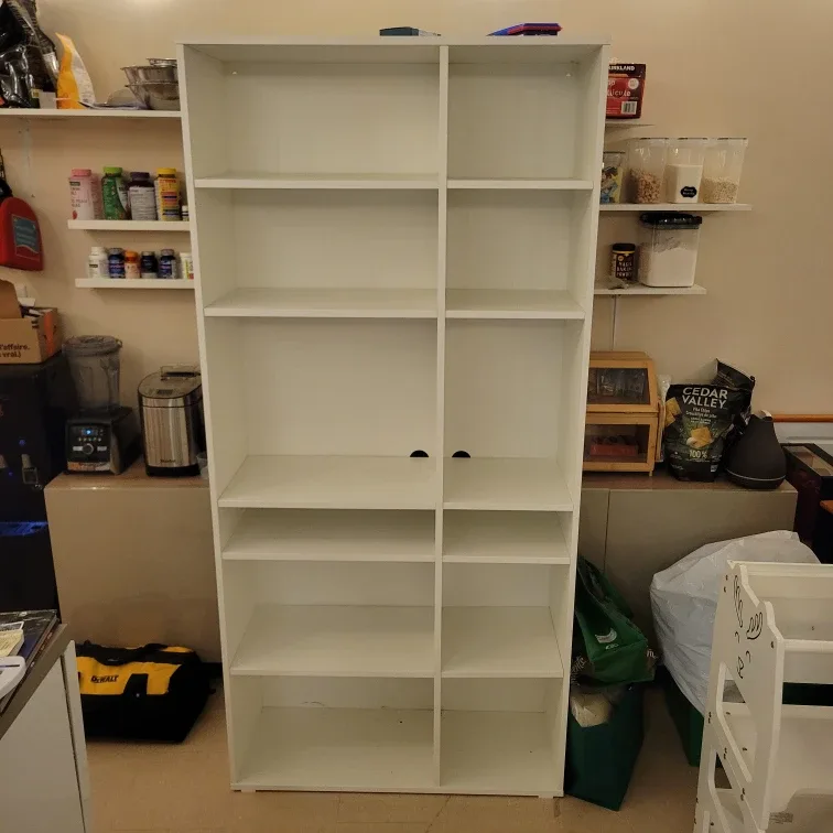 IKEA VIHALS White Shelving Unit