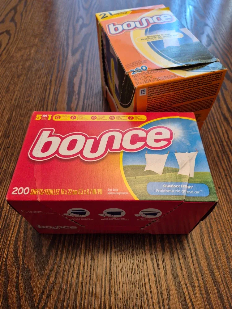 Bounce Dryer Sheets for Laundry : Jumbo box of 200 sheets + image indicator(2)