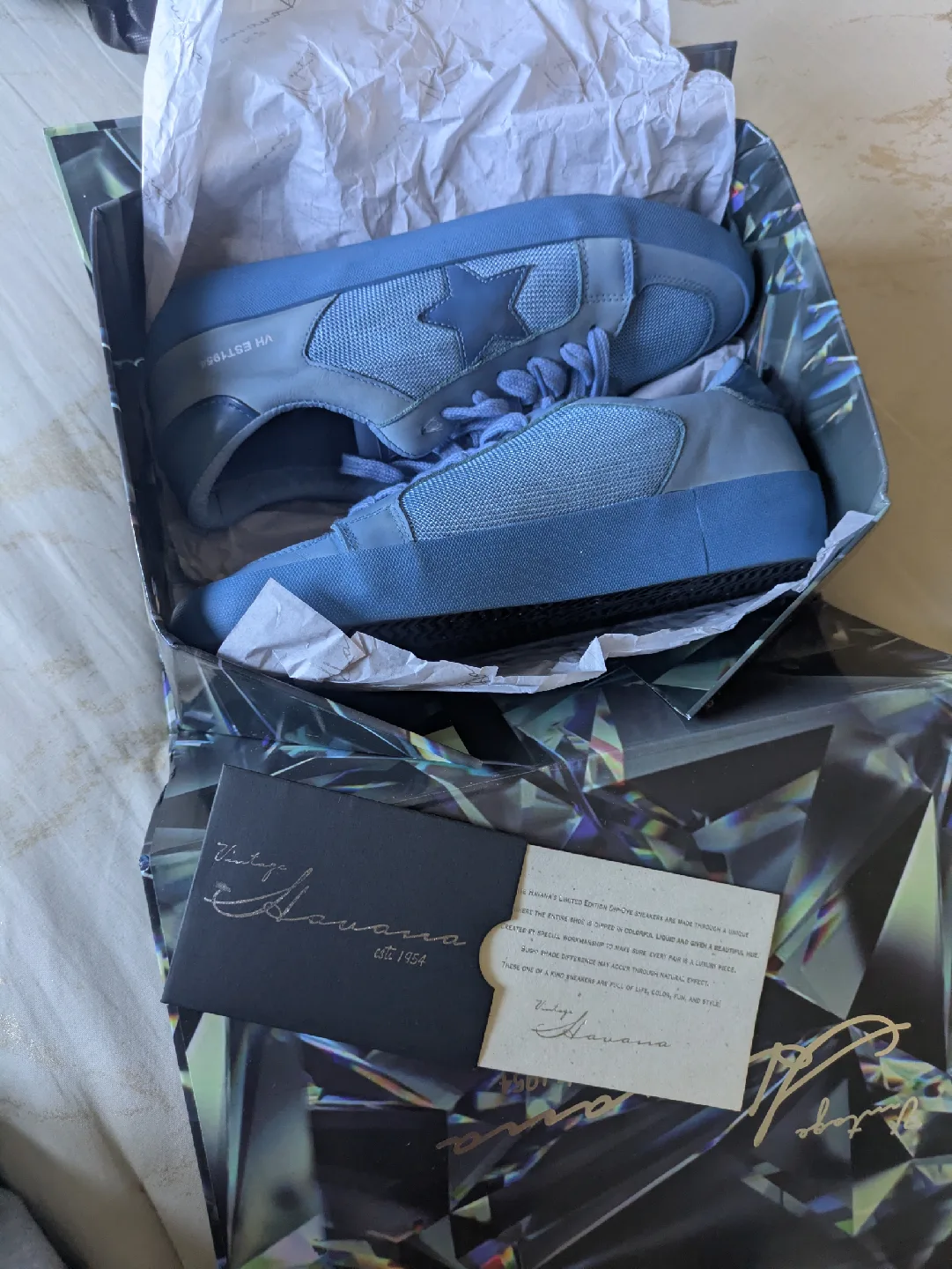 Vintage Havana Women's Sneakers - Blue Size 11 image indicator(7)