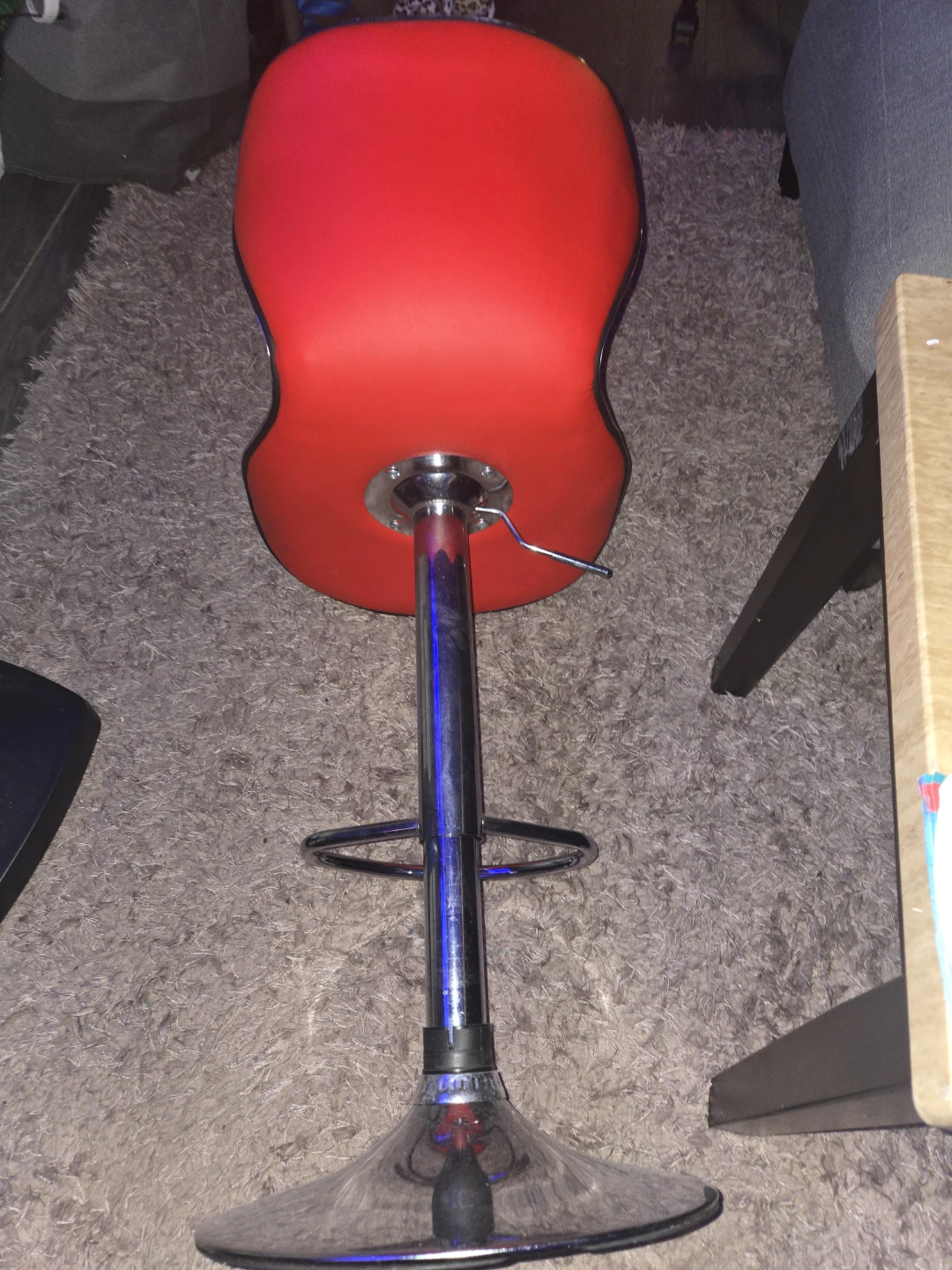 Red Swivel Bar Stools - Set of 2 - photo 2