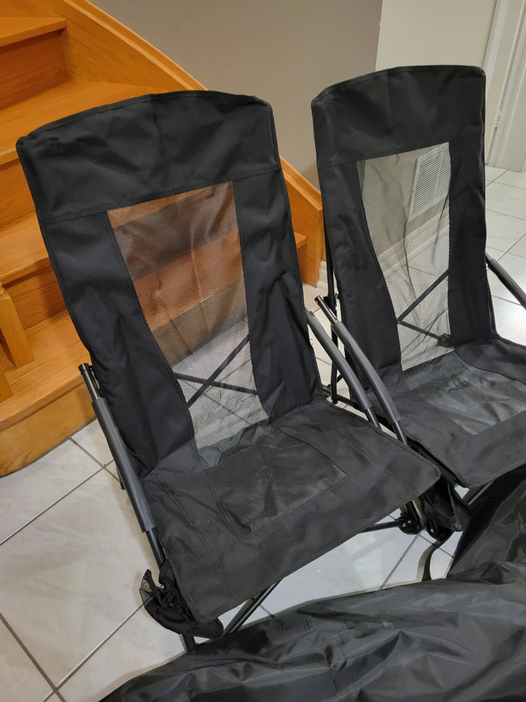 2 Folding beach Chairs with High Backrest brand new - photo 5