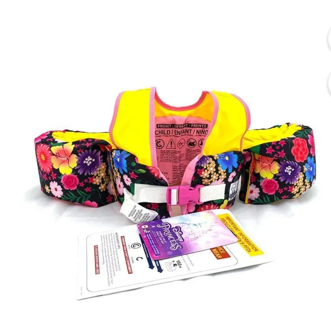 Kids Disney Princess Paddle Pal Patented Swim Jacket