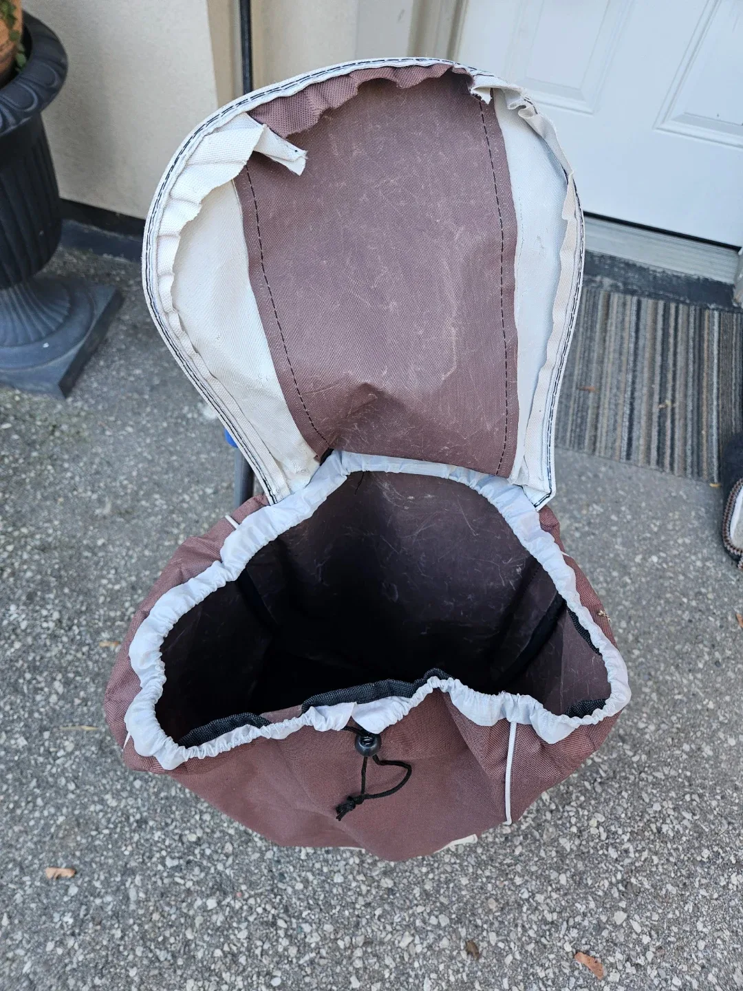 Brown Shopping Cart with Wheels image indicator(3)