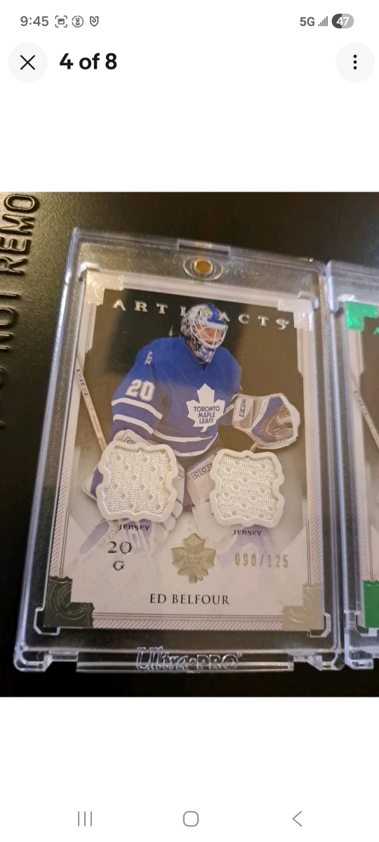 Ed Belfour Toronto Maple Leafs Artifacts Hockey Card Lot - photo 4