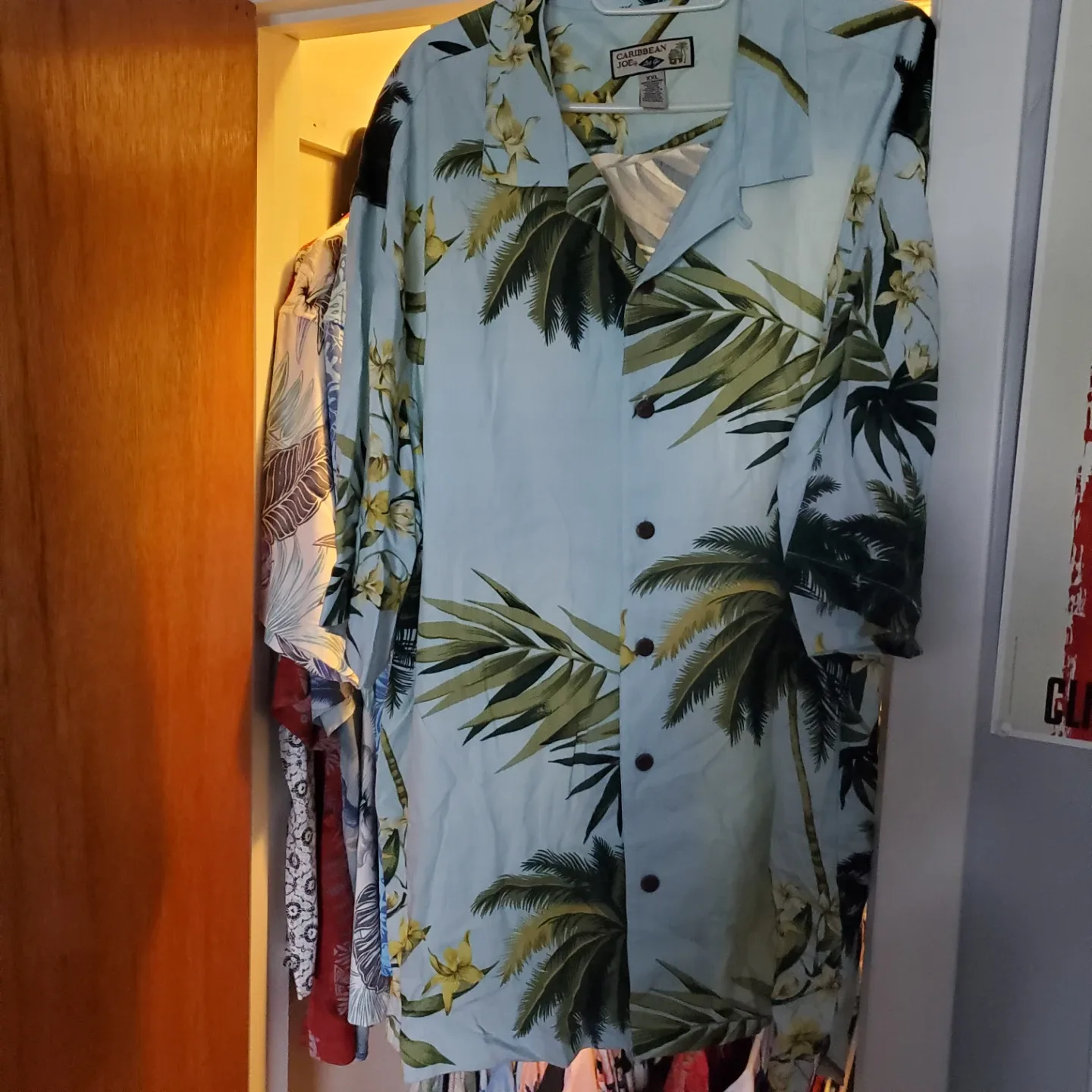 Caribbean Joe XXL Rayon Hawaiian Shirt image indicator(2)