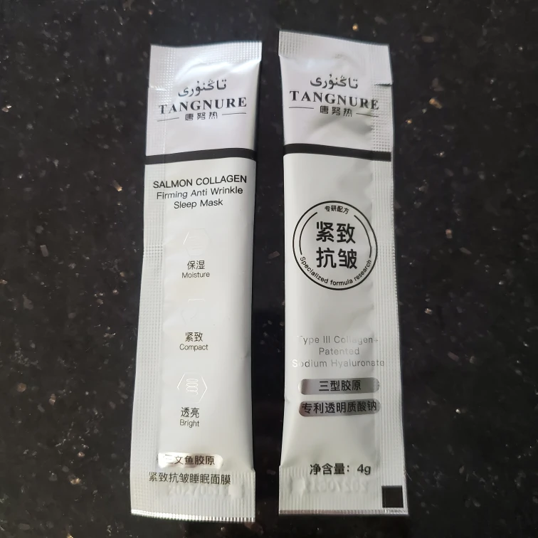TANGNURE Salmon Collagen Anti Wrinkle Sleep Mask - photo 2