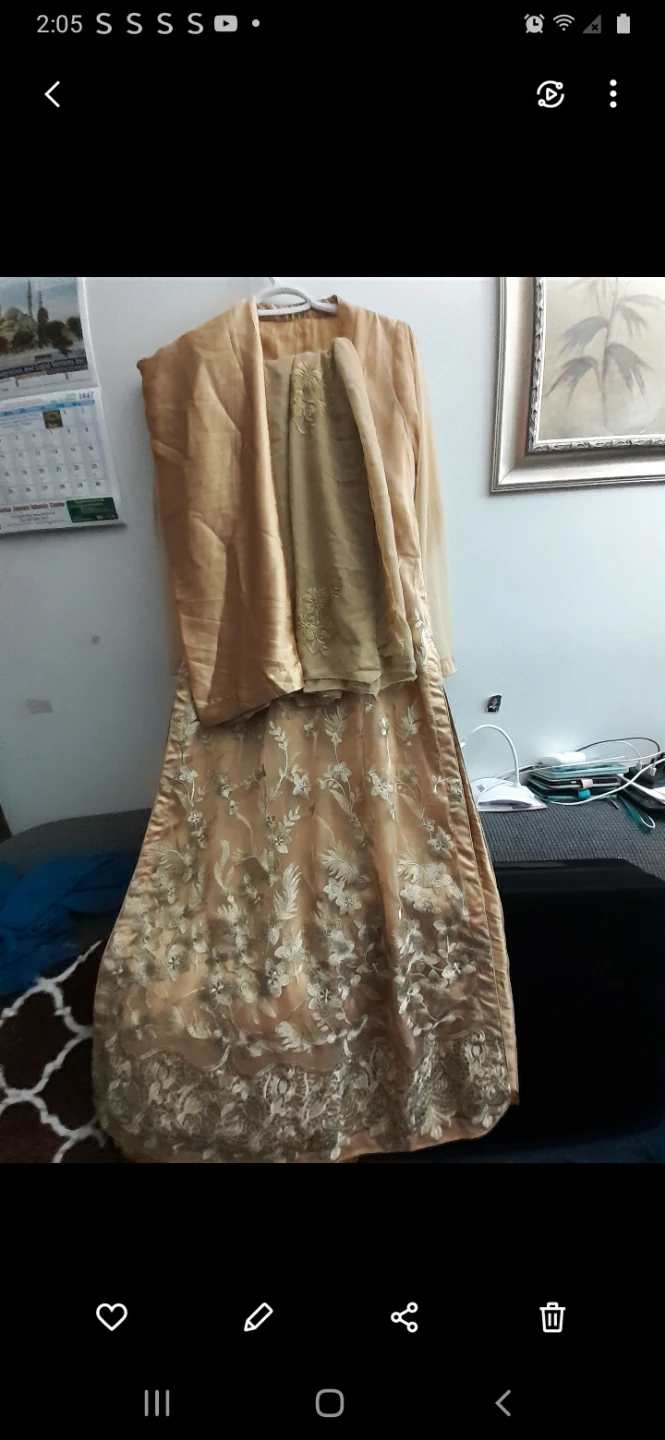 Floral Embroidered Dress L size - photo 2