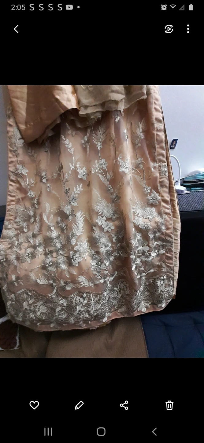 Floral Embroidered Dress L size - photo 4