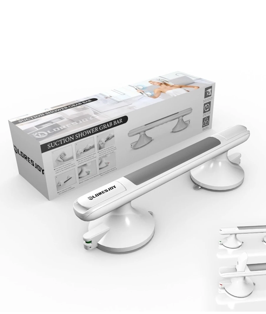 LORESJOY Suction Shower Grab Bar - New in Box!