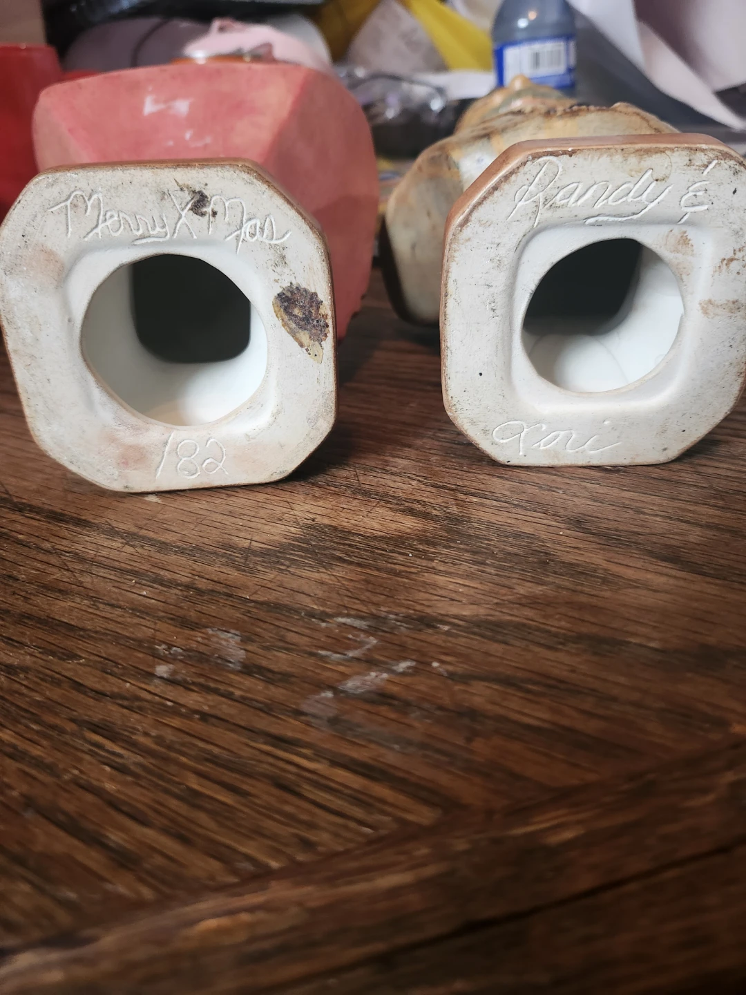 Vintage Ceramic Busts - Merry X'Mas & Randy - photo 3