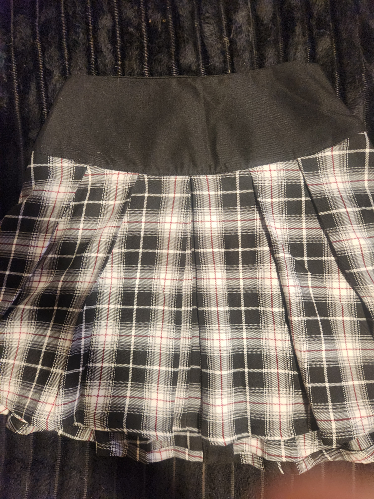 Hot Topic Plaid Yoke Pleated Skirt - Size Small - photo 3