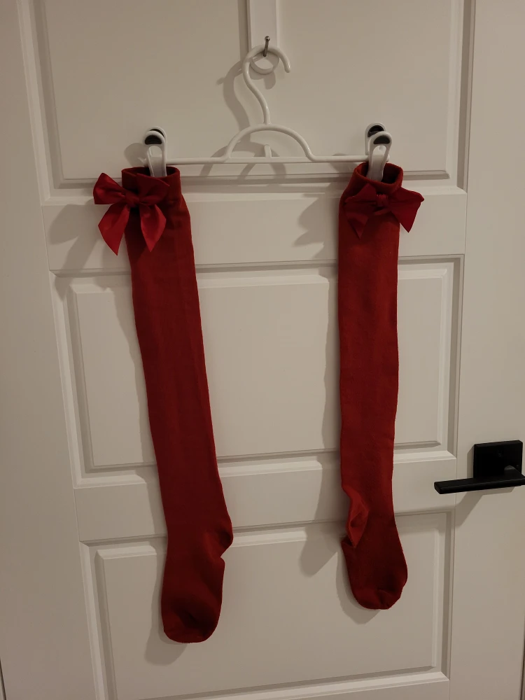 FREE Red Knee High Socks with Bows