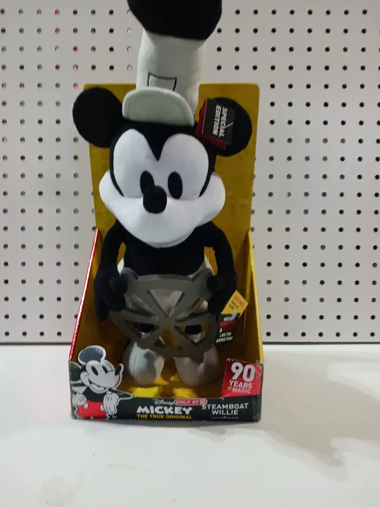 Disney Mickey Mouse Steamboat Willie Plush