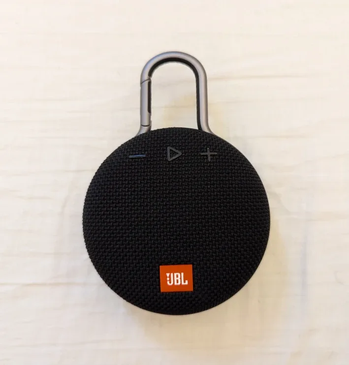 JBL Clip 3 Portable Waterproof Bluetooth Speaker - Black