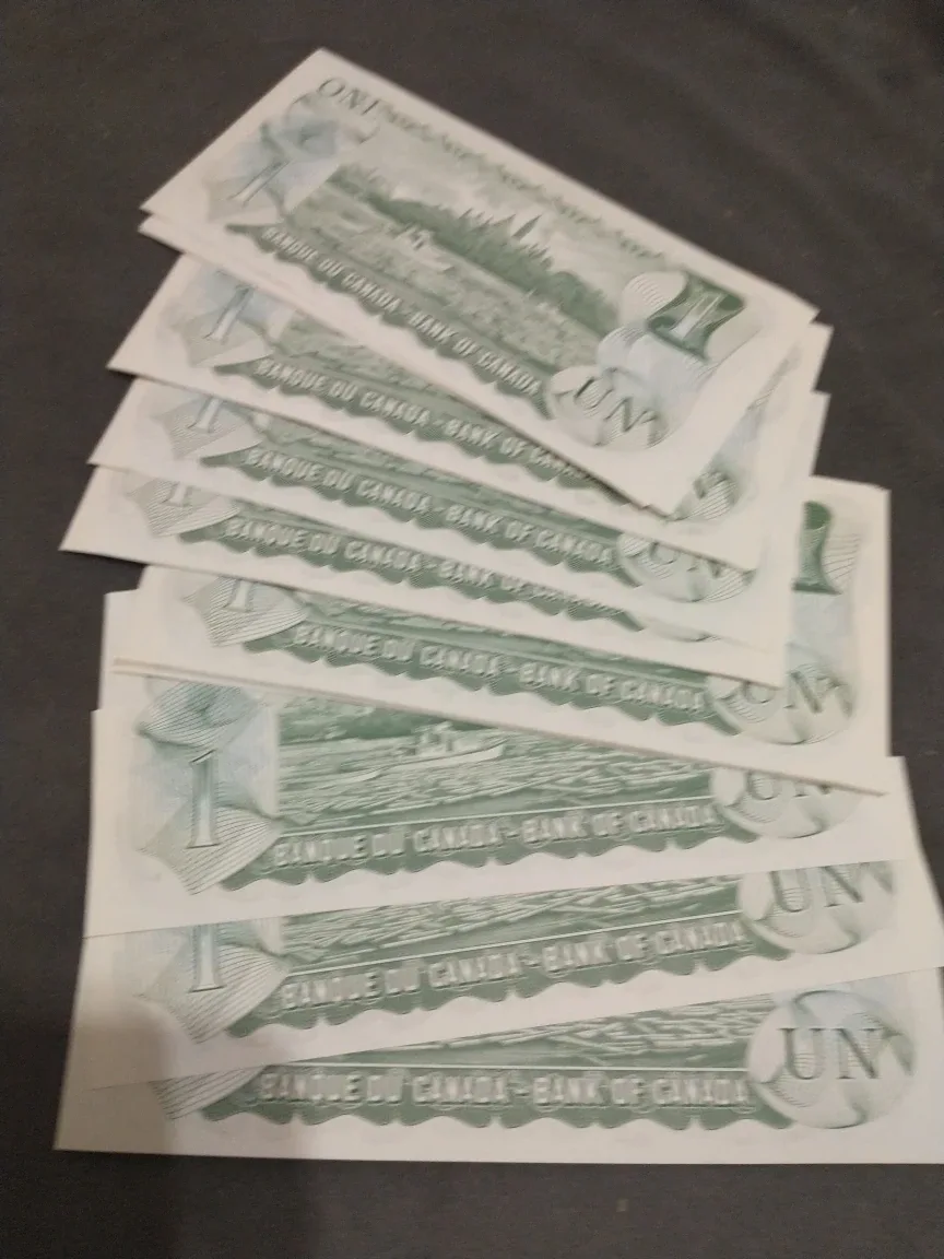 1973 Canada 26 consecutive uncirculated pristine banknotes image indicator(3)