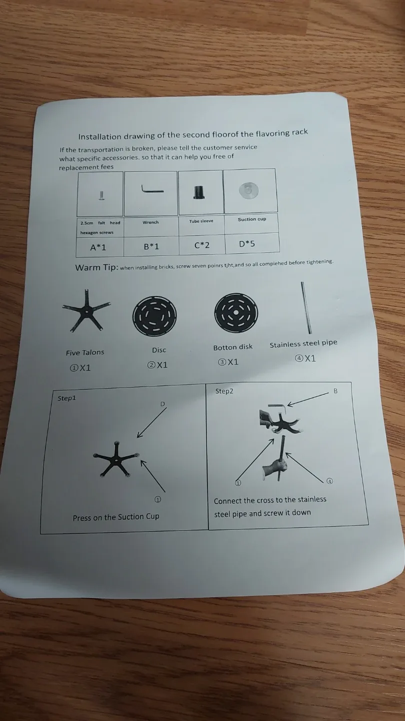 🥕BRAND NEW 360° Rotatable Seasoning Shelf - Black image indicator(6)