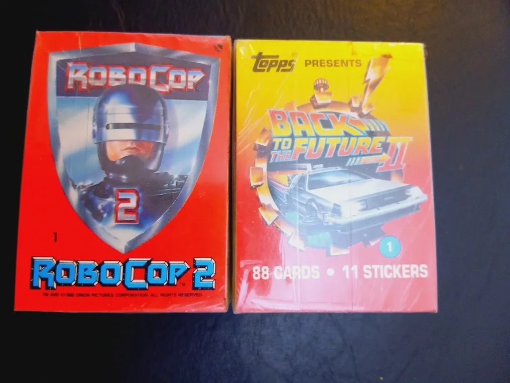 RoboCop 2 & Back to the Future II Topps Trading Cards