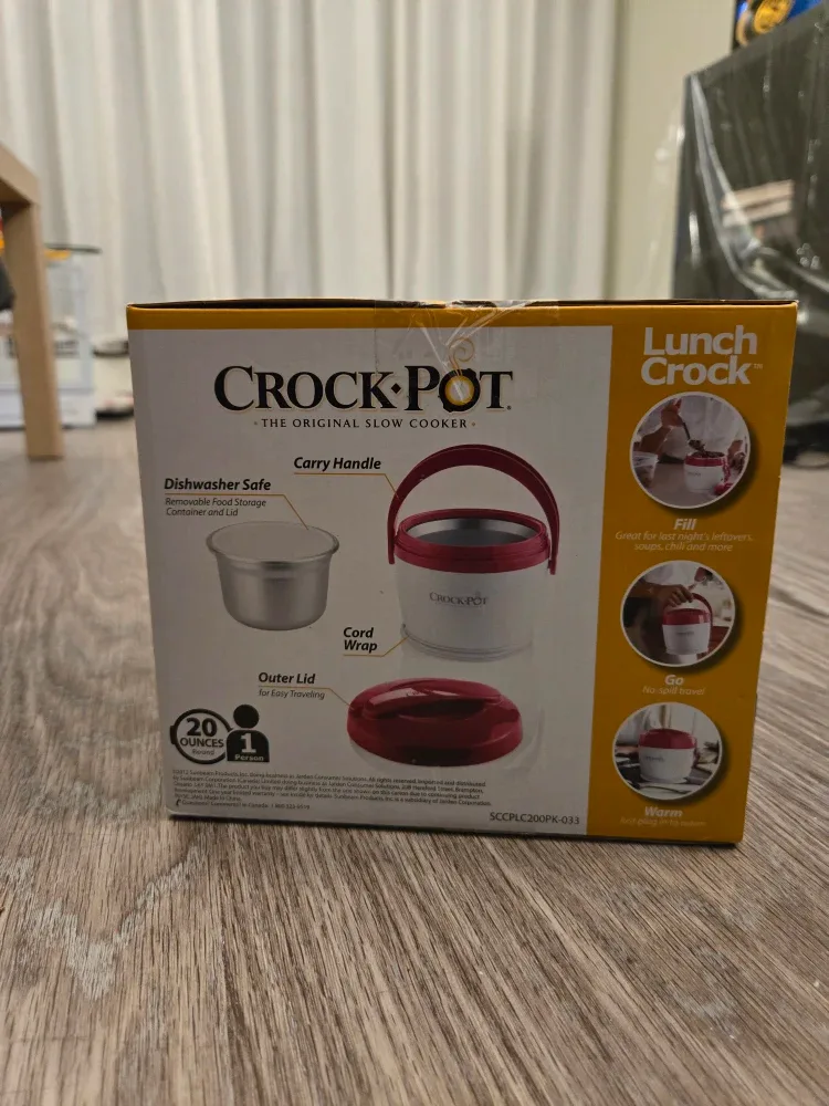 Must sell BNIB: Crock-Pot Lunch Crock Food Warmer - NEW image indicator(3)