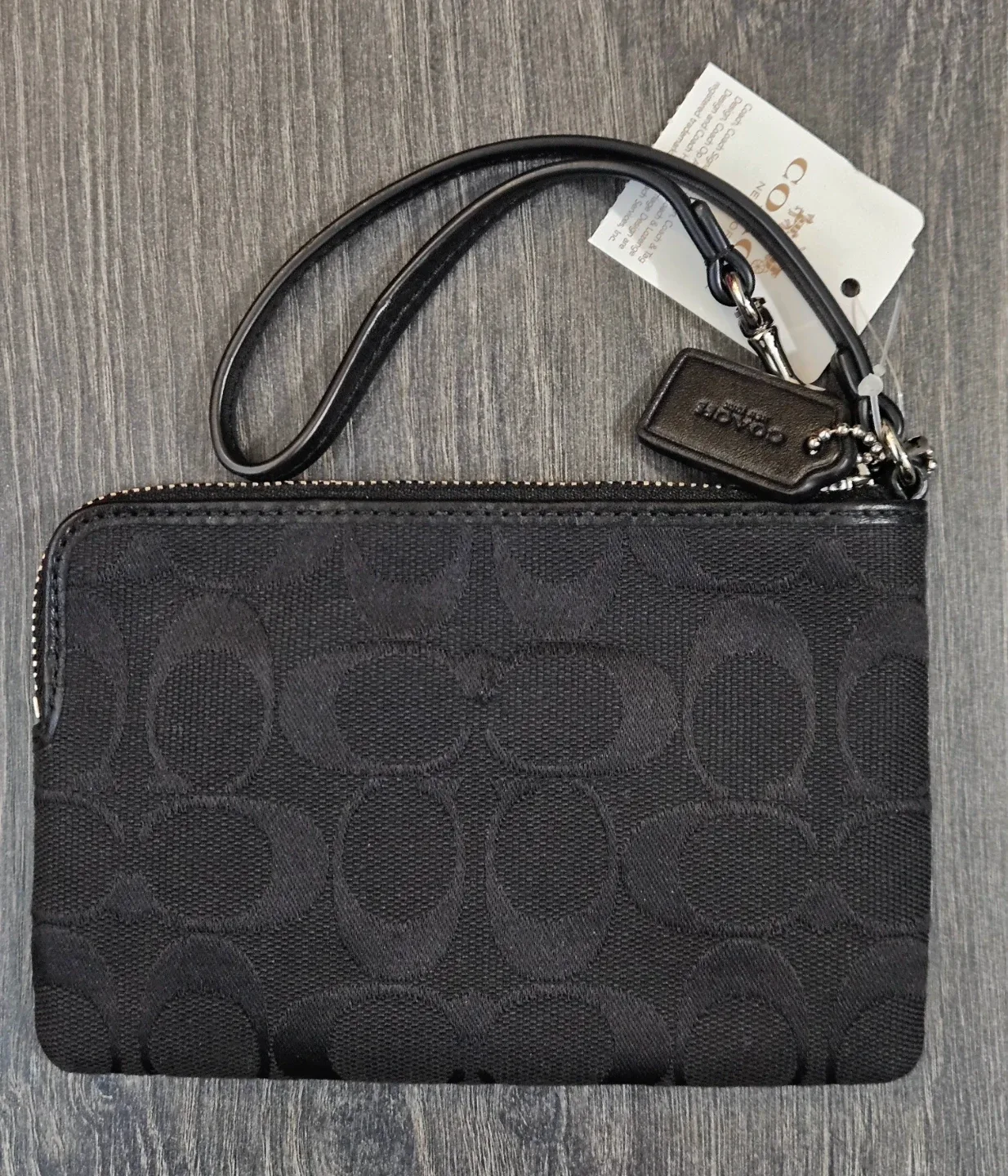 Coach Black Wristlet image indicator(2)