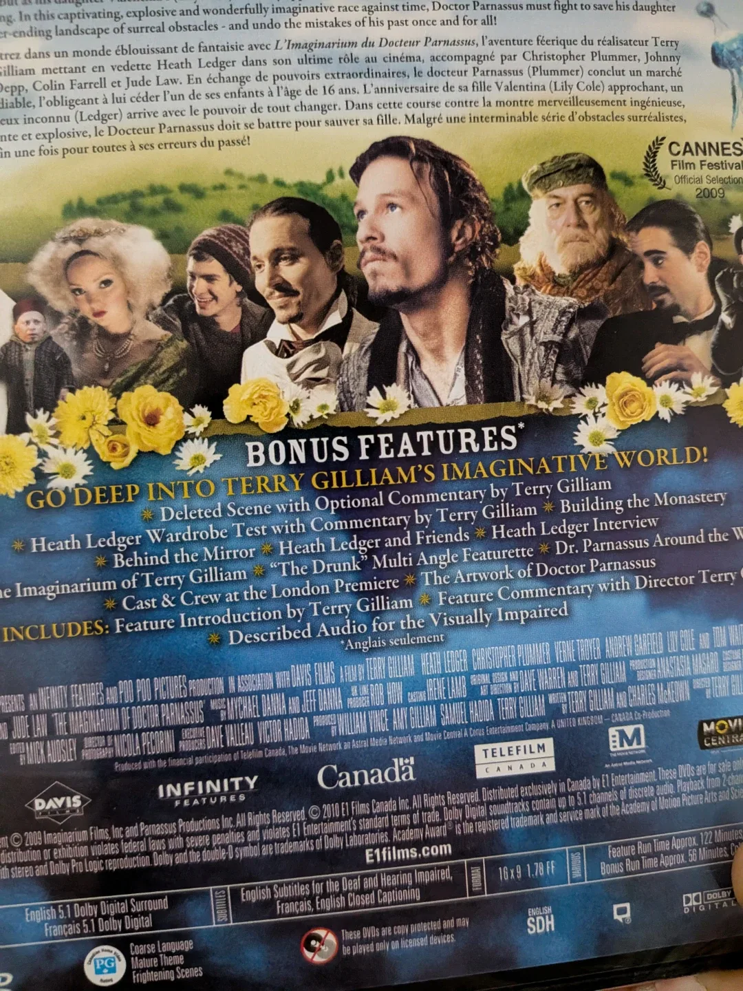 The Imaginarium of Doctor Parnassus DVD New sealed image indicator(6)