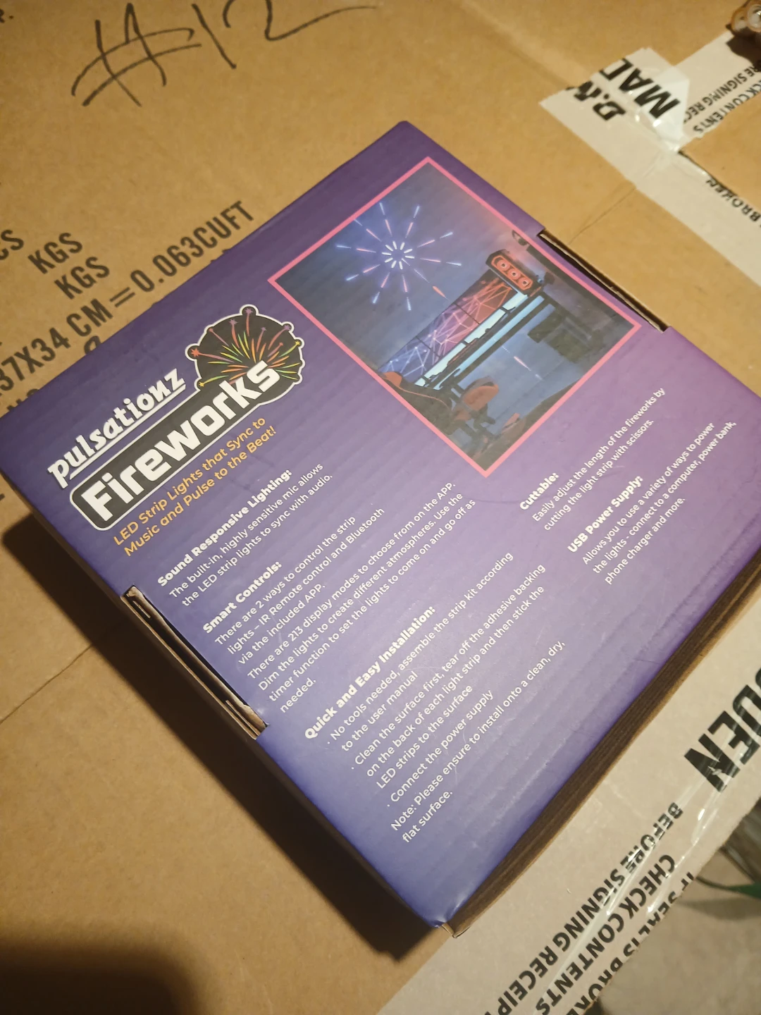 Pulsationz Fireworks LED Strip Lights - New in Box! - photo 2