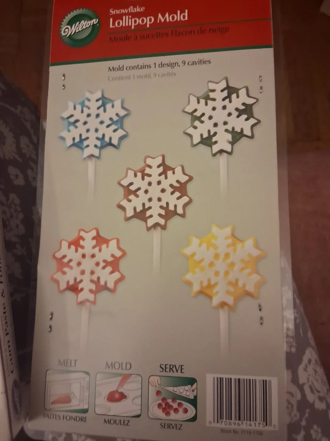 Wilton Snowflake Lollipop Molds, New 2 pc Set🥕