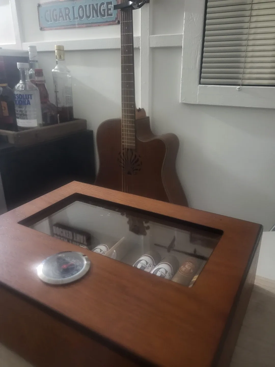Cigar Humidor with Cigars