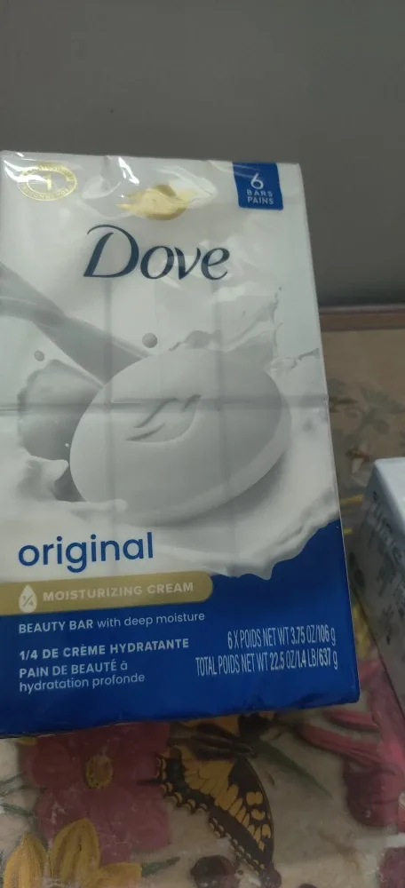 Dove Original Moisturizing Cream Beauty Bar (6 Bars)x 2 image indicator(3)