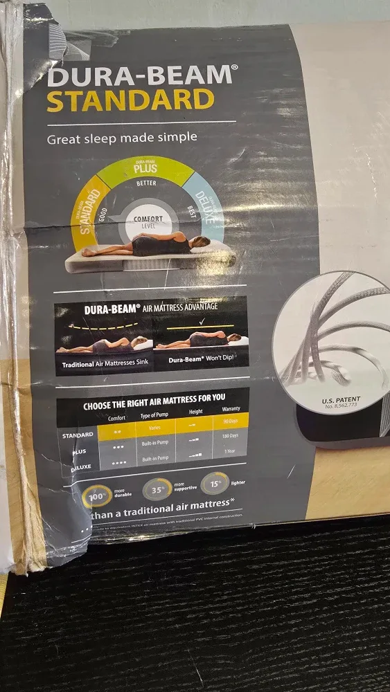 Intex Dura-Beam Standard Queen Air Mattress - 10" Height image indicator(2)