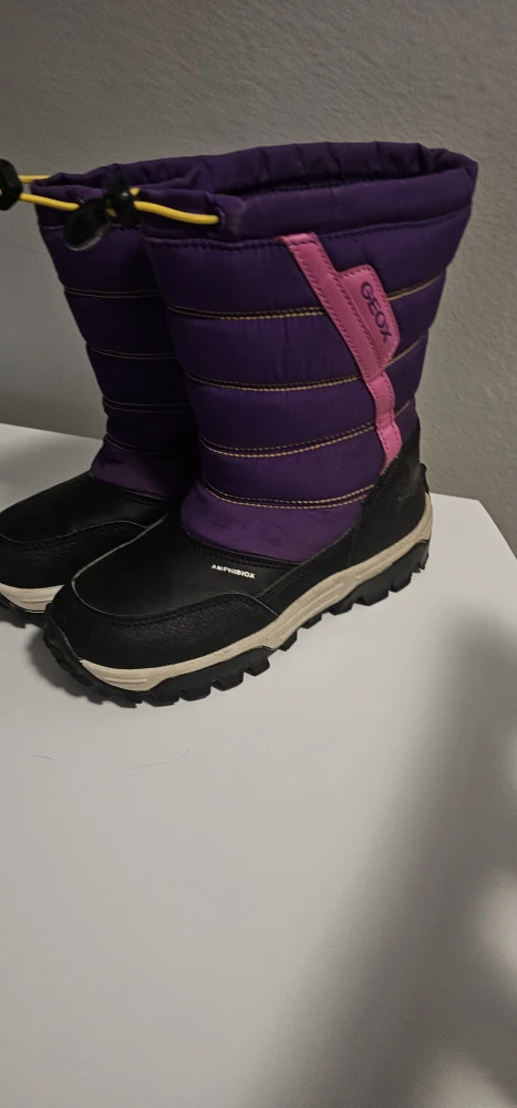 Geox Amphibiox Purple Winter Boots