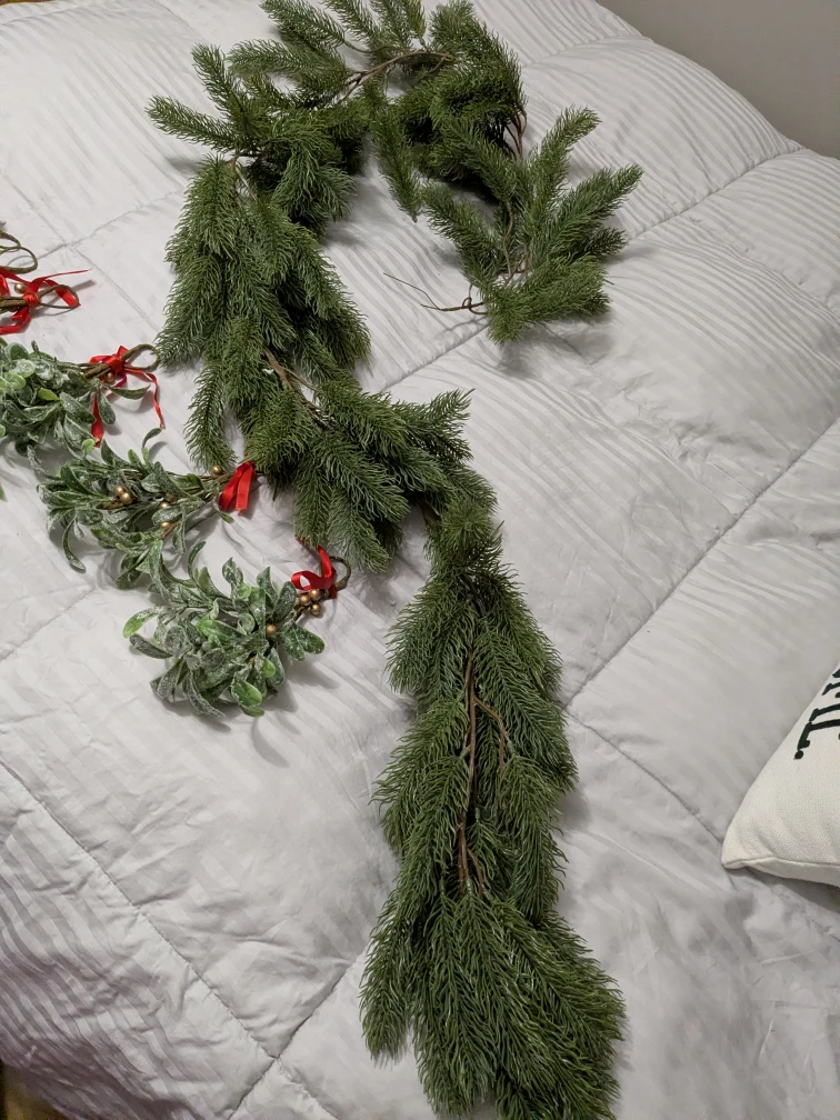 Christmas Garland and Mistletoe Picks - photo 5