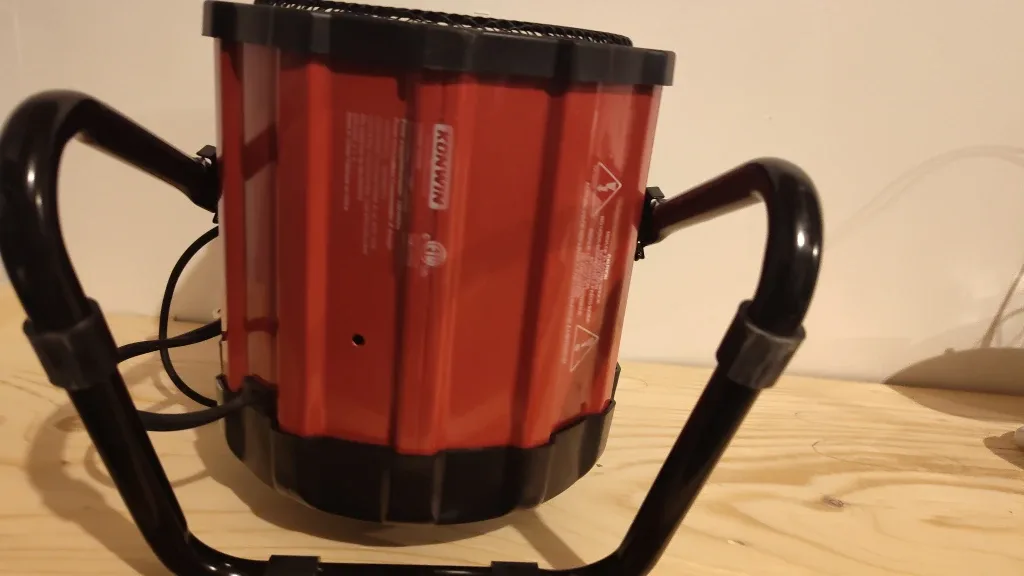 Konwin Portable Worksite Heater 1500W image indicator(2)