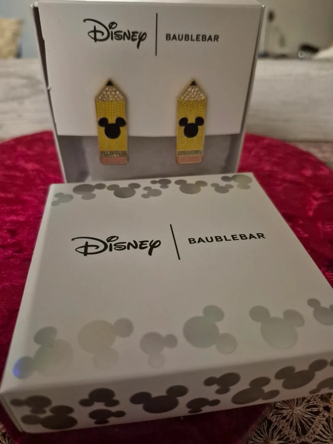 Disney x BaubleBar Mickey Mouse Pencil Earrings - New image indicator(2)