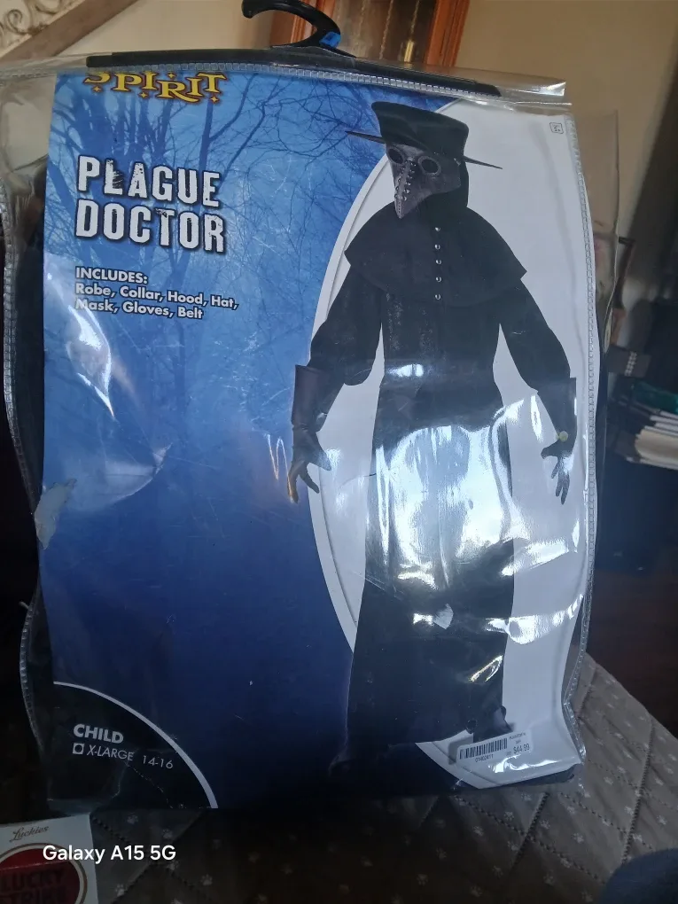 Spirit Plague Doctor Costume - Child X-Large 14-16