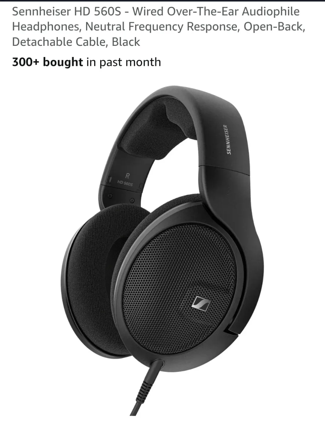 New Sennheiser HD 560S - Wired Over-The-Ear Audiophile image indicator(7)