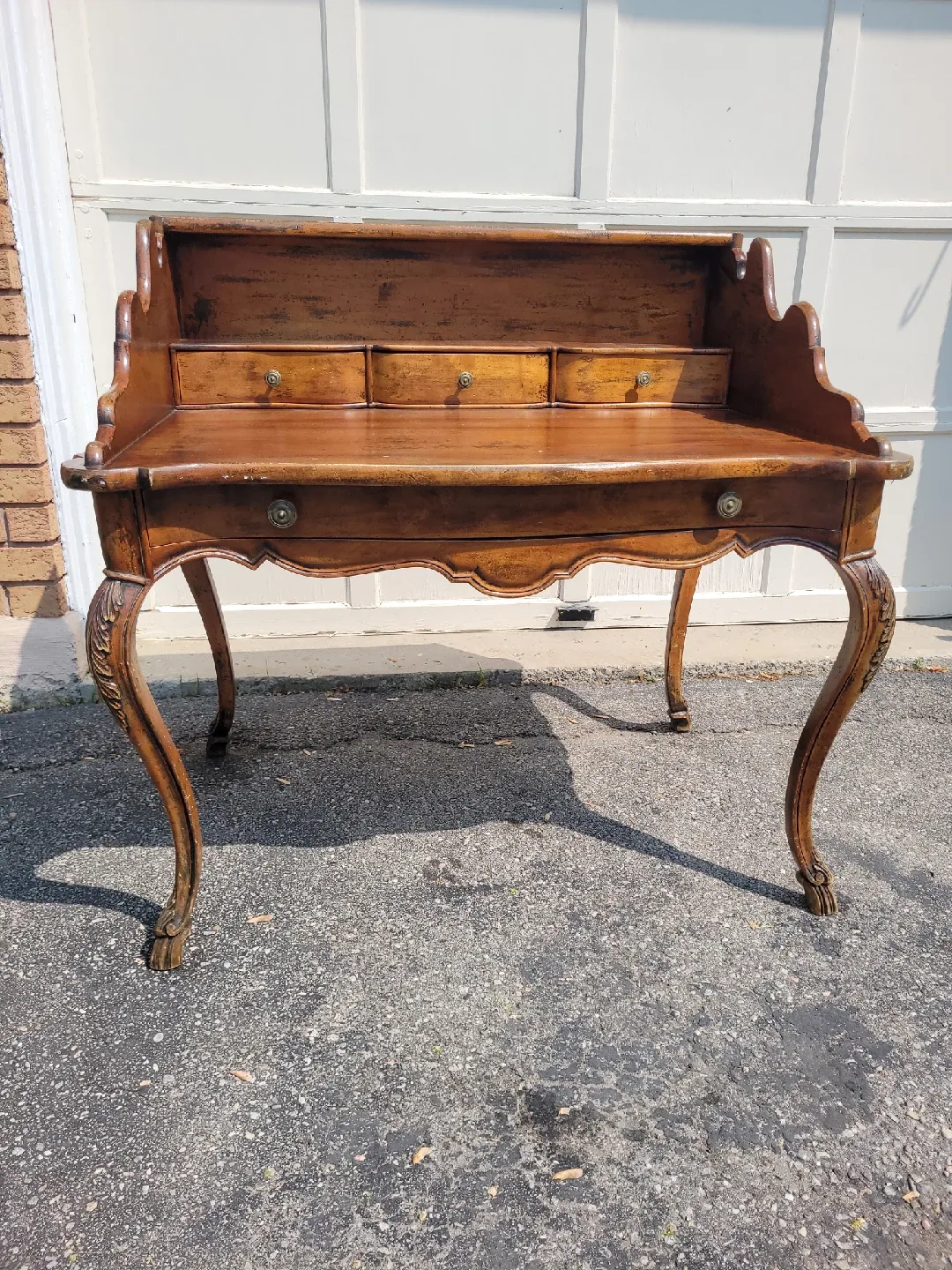 Antique Wood Writing Desk thumbnail