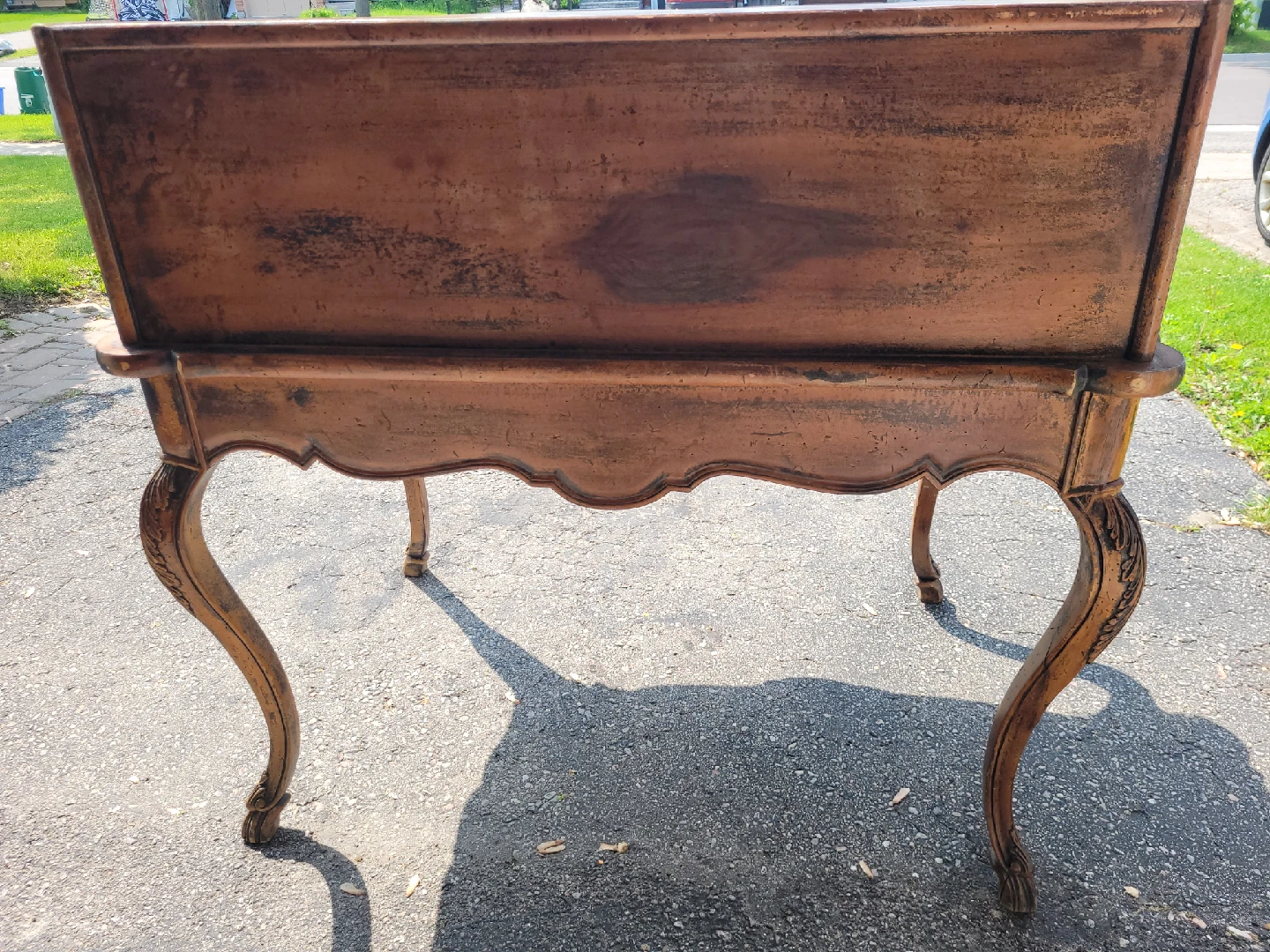 Antique Wood Writing Desk - photo 5